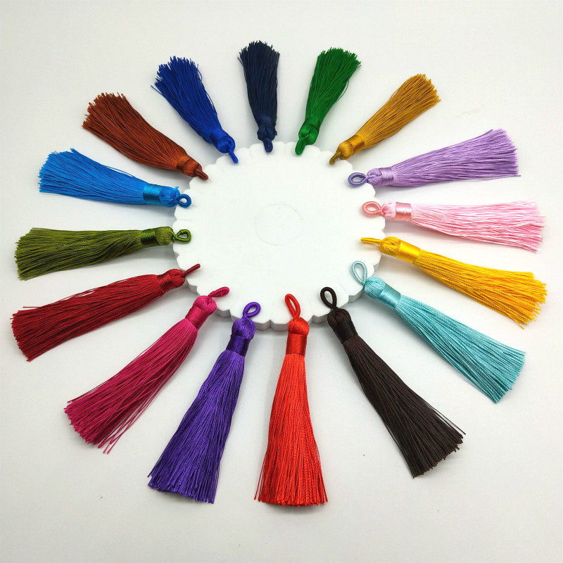 Tassel tassel pendant tassel hanging tassel fan pendant sachet bag hanging tassel wen play tassel ice silk tassel line antique small pendant