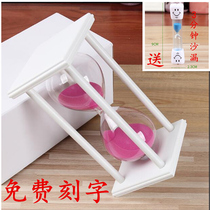 Hourglass Timer 30 60 min Time Children Small Home Adornment Wine Cabinet Bookroom Living-room Creative Pendulum