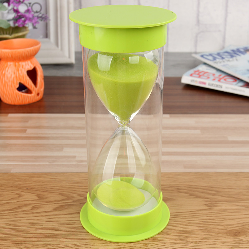 Safety Hourglass Timer Pendulum 15 15 30 60 min Half Small Time Anti-Fall Plastic Creative Child Gift