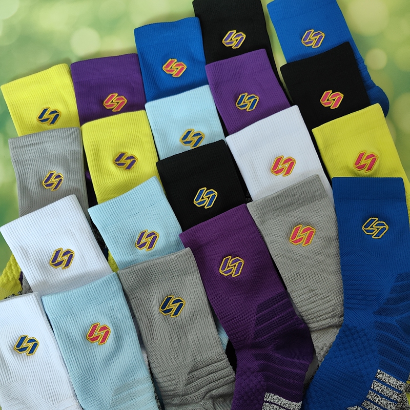 Basketball Socks Lakers Team Doncic Star Towel Bottom Irving Curry Same Style Long Tube Training Running Sports Socks