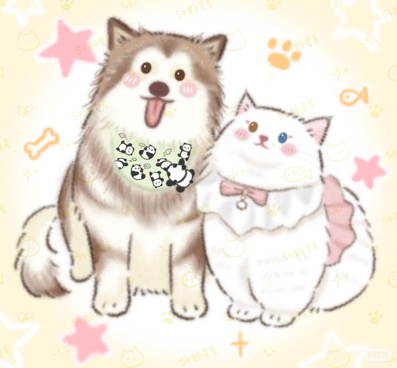 猫小姐与狗先生