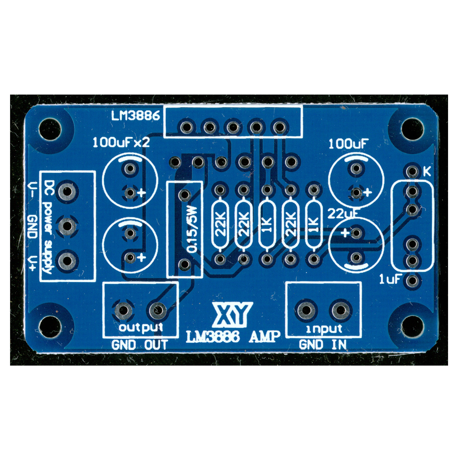 (original special price) HIFI high fidelity LM3886TF power amplifier board with parallel PCB empty plate bulk finished product