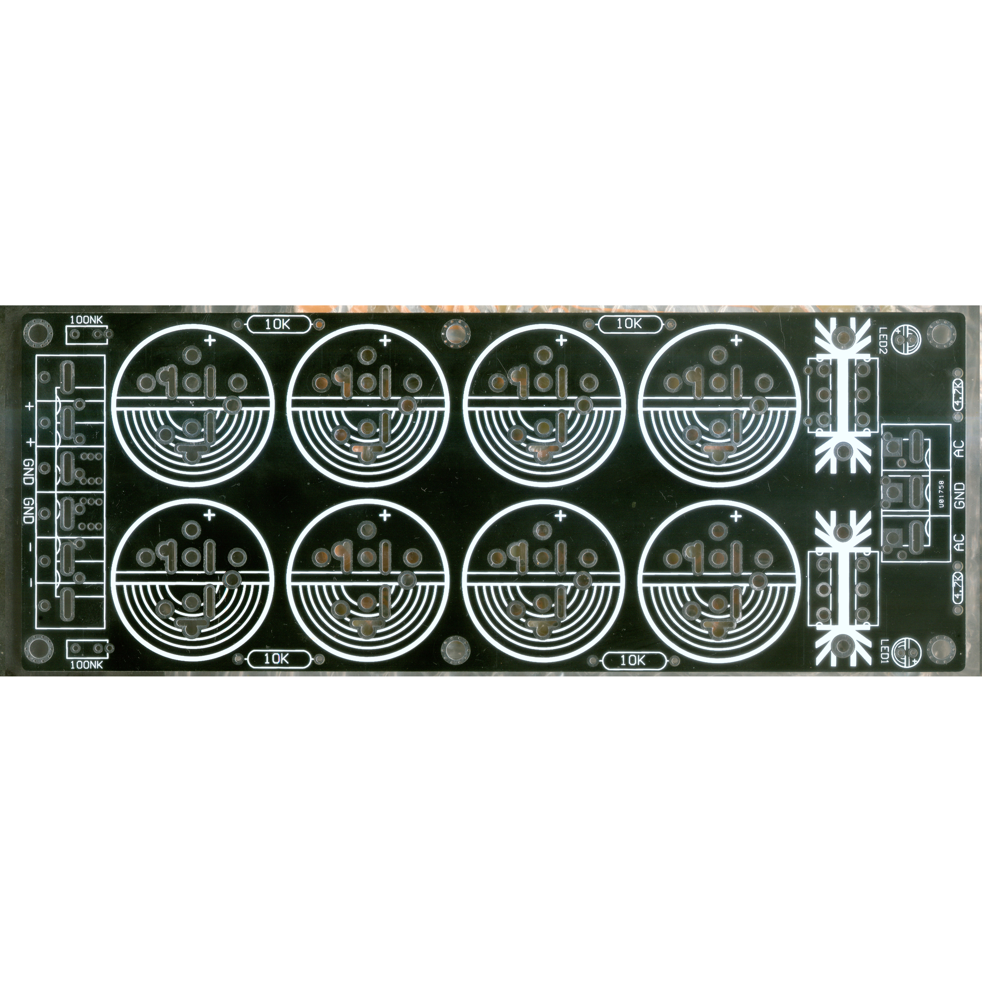 Empty board Schottky rectifier filter power supply board Welded filter board Audio power amplifier pcb