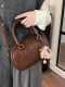 Charlit Keitn High-End Bag for Women 2026 New Niche Genuine Leather Hand-Held Cross-Body Bowling Bag