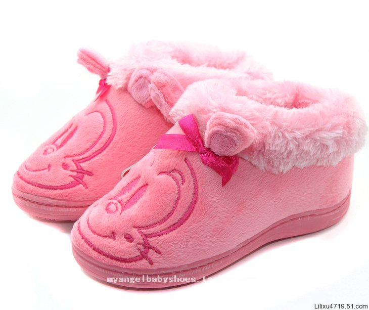 Chaussons enfants en suède pour hiver - Ref 1011023 Image 11