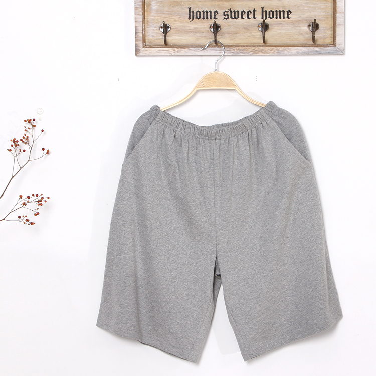 Quần pyjama nam Quần short cotton Mùa hè Nhà mỏng Mùa hè Bông rộng Kích thước lớn Điều hòa nhiệt độ Sáu điểm Quần lớn quần jean nam đẹp
