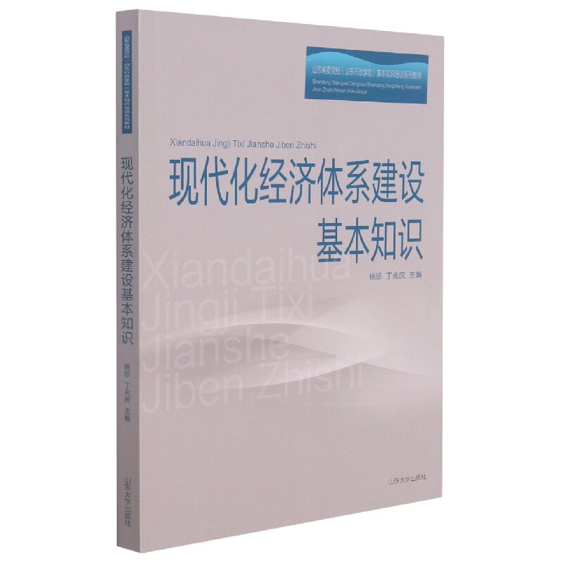 【正版新书】 现代化经济体系建设基本知识 编者:杨珍//丁兆庆|责编:张彩芸 山东大学 9787560769219
