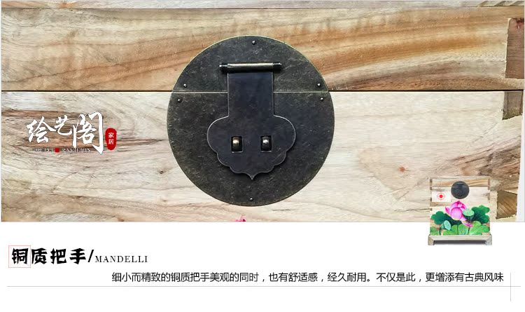 Mới sơn phong cách Trung Quốc sơn màu long não hộp gỗ rắn tủ lưu trữ giường đám cưới của hồi môn lộn xộn nội thất hộp - Cái hộp hộp gỗ đựng trang sức