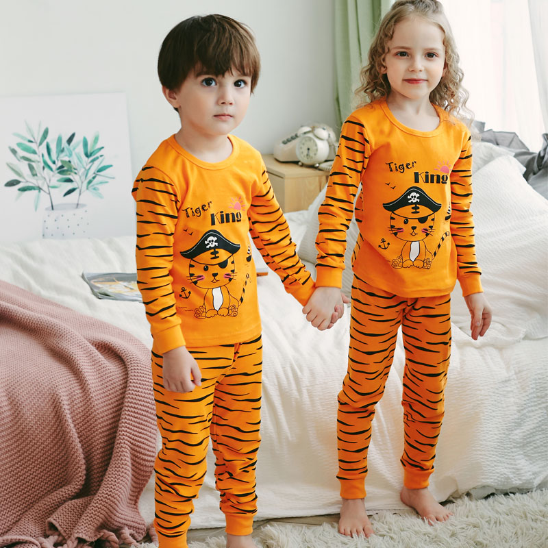 Childrens đồ lót bộ cotton 4 chàng trai mùa thu quần 5 mỏng quần bé pajama 6 cô gái dây quần 7.