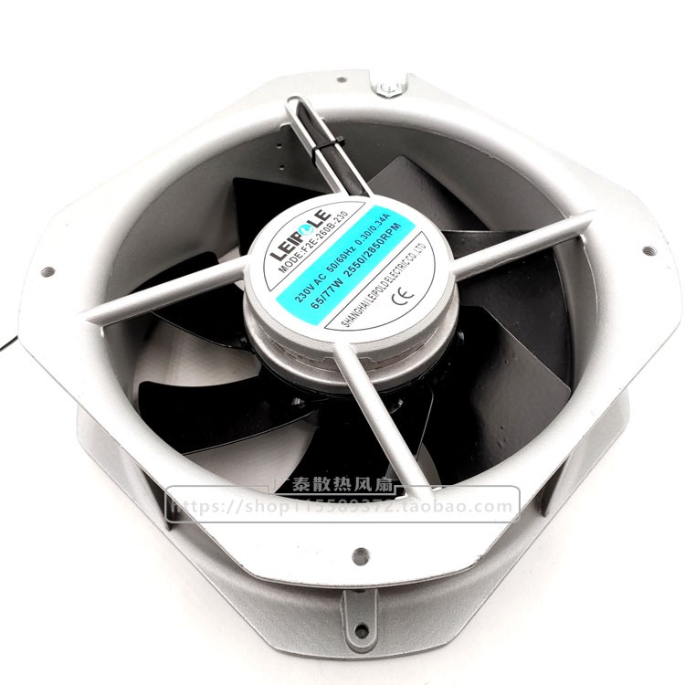 New Shanghai Leipu F2E-260B-230 22580 AC230V all metal low noise cooling fan