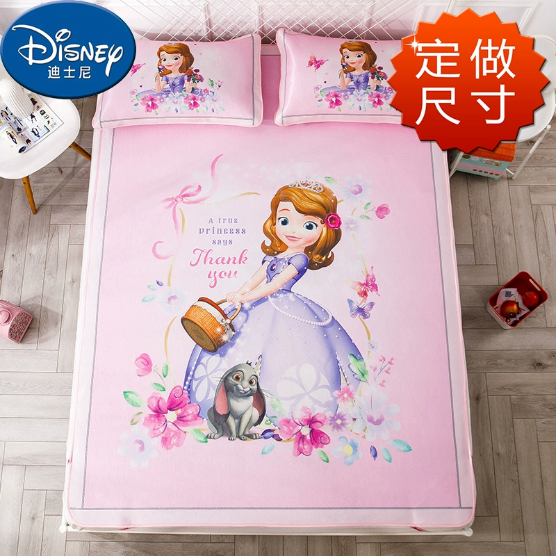 Sophia mat 1,8m giường Công chúa Aisha cô gái băng lụa điều hòa mat 0,9 mét 1,35m Disney - Thảm mùa hè