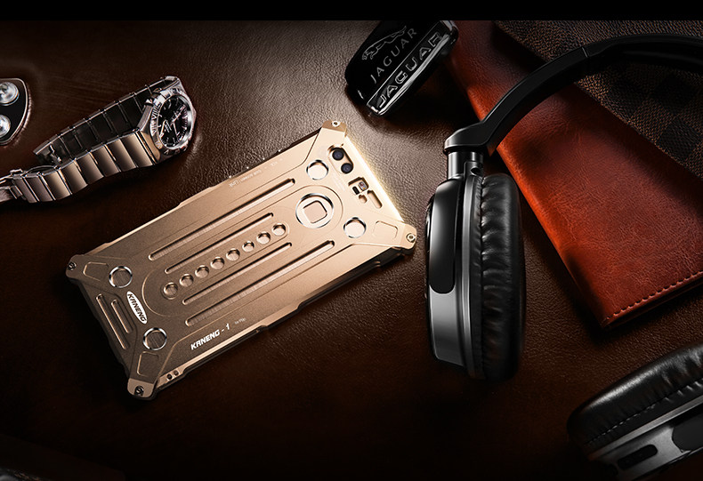 KANENG Powerful Aluminum Shell Shockproof Aerospace Metal Case Cover for Huawei Honor V8
