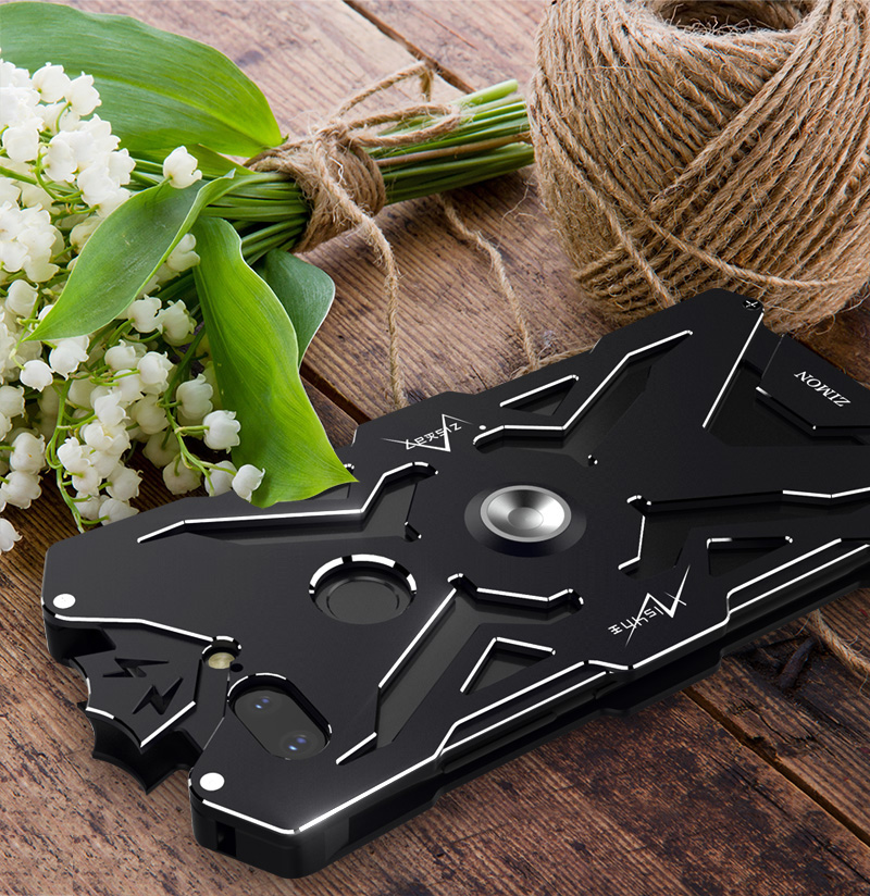 SIMON THOR Magnetic Bracket Aviation Aluminum Alloy Shockproof Armor Metal Case Cover for Gionee M7