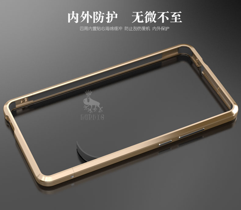 Luphie Blade Sword Slim Light Aluminum Bumper Metal Shell Case for Xiaomi Redmi Note 3