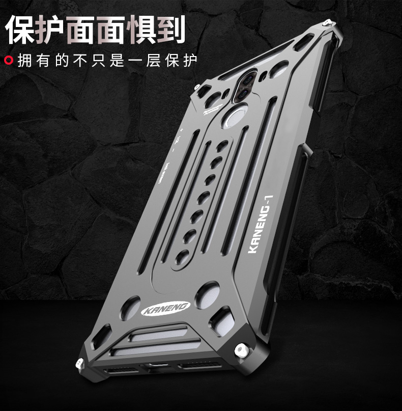 KANENG Powerful Aluminum Shell Shockproof Aerospace Metal Case Cover for Huawei Mate 9