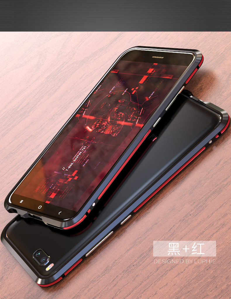 Luphie Bicolor Blade Sword Slim Light Aluminum Bumper Metal Shell Case for Xiaomi Mi 5X