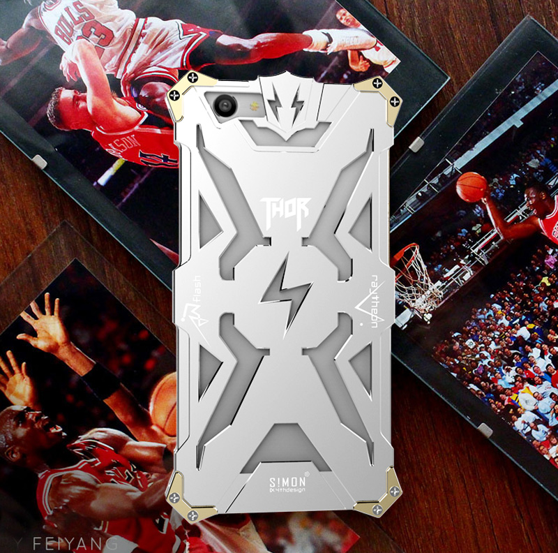 SIMON THOR Aviation Aluminum Alloy Shockproof Armor Metal Case Cover for OPPO OPPO A59s | OPPO A59