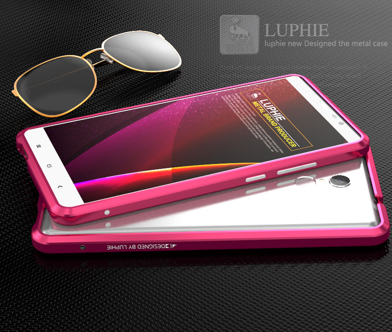 Luphie Blade Sword Slim Light Aluminum Bumper Metal Shell Case for Xiaomi Redmi Note 3