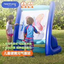American HearthSong (inflatable easel) One-piece portable drawing board dual-use can be repeatedly washed