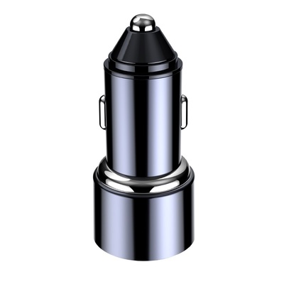 一拖二24V车载充电器手机快充