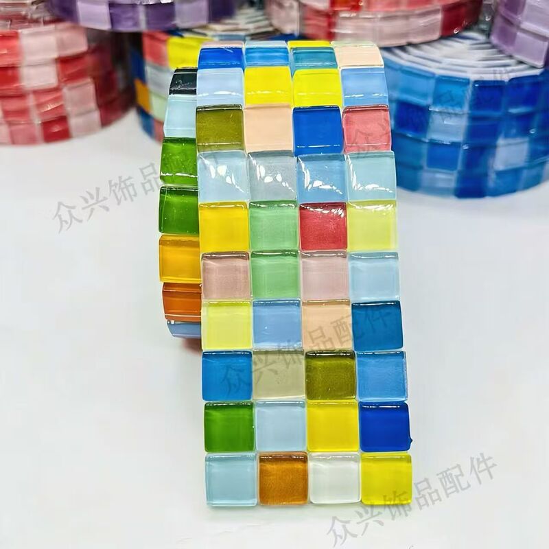 Multi-Color Acrylic Mosaic Glass Free-Cut Self-Adhesive DIY Handmade Decoration Materials and Accessories Multi-Color Acrylic Mosaic Glass Free-Cut Self-Adhesive DIY Handmade Decoration Materials and Accessories