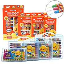  Master 36-color oil painting stick crayon Childrens painting 12-color 24-color safety silky oily stick kindergarten crayon