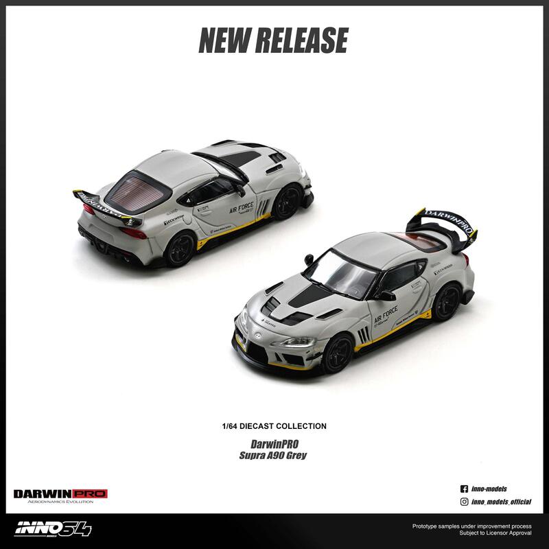 Inno 1/64 Toyota Toyota Supra A90 "Darwinpro" Alloy Car Model