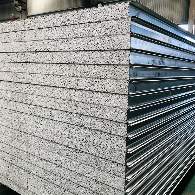 Silicon rock purifying colour steel plate mechanism fireproof sandwich partition sound insulation sandwich partition wall plate assembly of itself installed