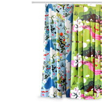 Nordic modern fairy tale Fable cartoon animal cotton thickened environmental protection active semi-shading custom curtain childrens room