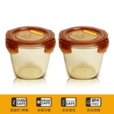 Коробка для консервации янтарной стекла может принести микроволновую печь для супа для крышки для обогрева офисных рабочих