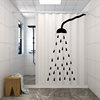 Bathroom Shower Curtain Set, Thickened Waterproof Fabric, No-Drill Magnetic Bathroom Curtain, Door Curtain, Partition Curtain