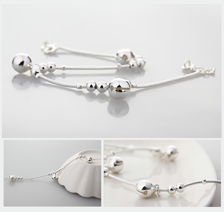 Bracelet de cheville Femme OTHER   en Argenterie - Ref 3104601 Image 23