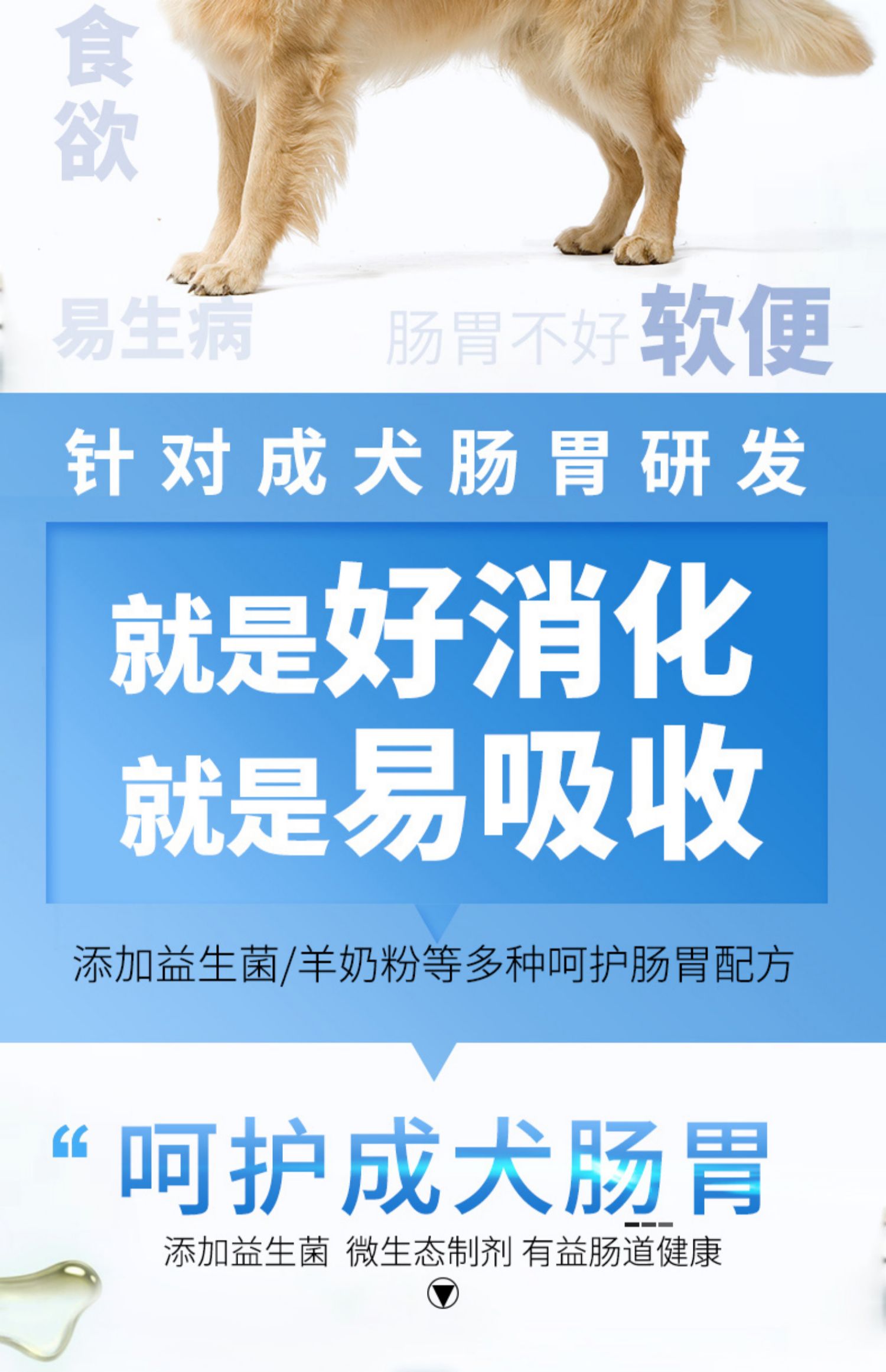 Thức ăn cho chó trưởng thành Thức ăn cho chó trưởng thành thức ăn cho chó lớn và trung bình 20kg Jin Mao Gu Mu Luo Wei Na Duma Puma Samoyed - Chó Staples thức ăn cho chó