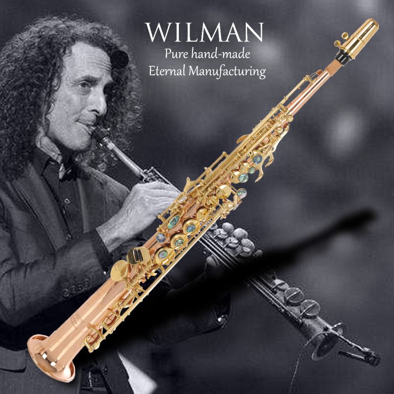 Original WINMAN Weiman straight tube high-pitched saxophone phosphor bronze B-tuned high-pitched saxophone performance level