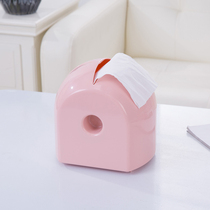 Roll tissue box creative paper box Toilet paper towel tube Toilet roll paper tube plastic cute paper tube