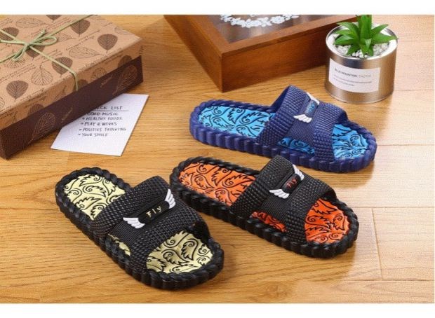 Thanh thiếu niên dép mùa hè nam sinh viên xu hướng cá tính hipster trong nhà và ngoài trời mang dép trượt nền tảng dày lật dép nam quai ngang