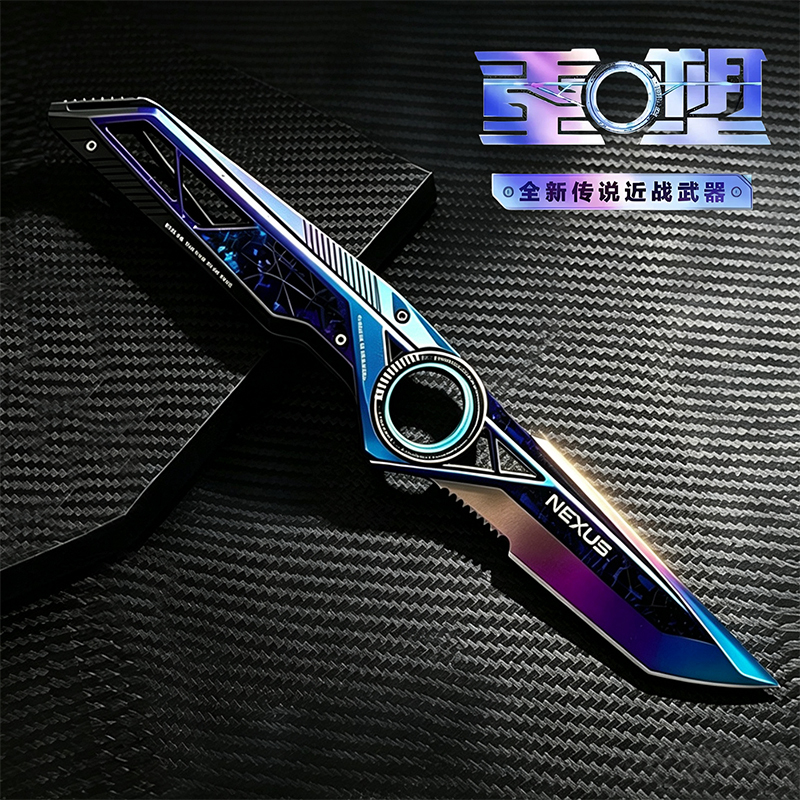[Official Model] Flexible Reshaping Folding Knife Model Delta Action Peripheral Polaris Metal Toy Unsharpened