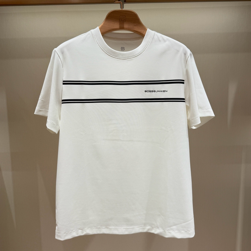 Bosssunwen Short-Sleeved T-Shirt 26 New Counter Model Spring and Summer Men's Casual Knitwear 2 Colors 151130400810
