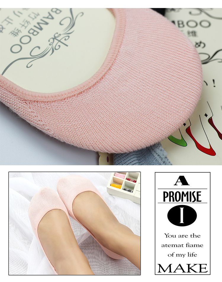 Giày đế thấp giúp nữ vớ mỏng vô hình vớ kháng khuẩn cho nữ