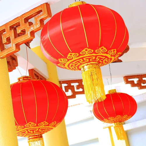 Чай улун Да Хун Пао, дорожный водонепроницаемый шелковый большой фонарь