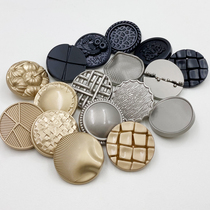 Metal button retro small fragrant style button rose gold woolen sweater coat skirt coat decoration buckle