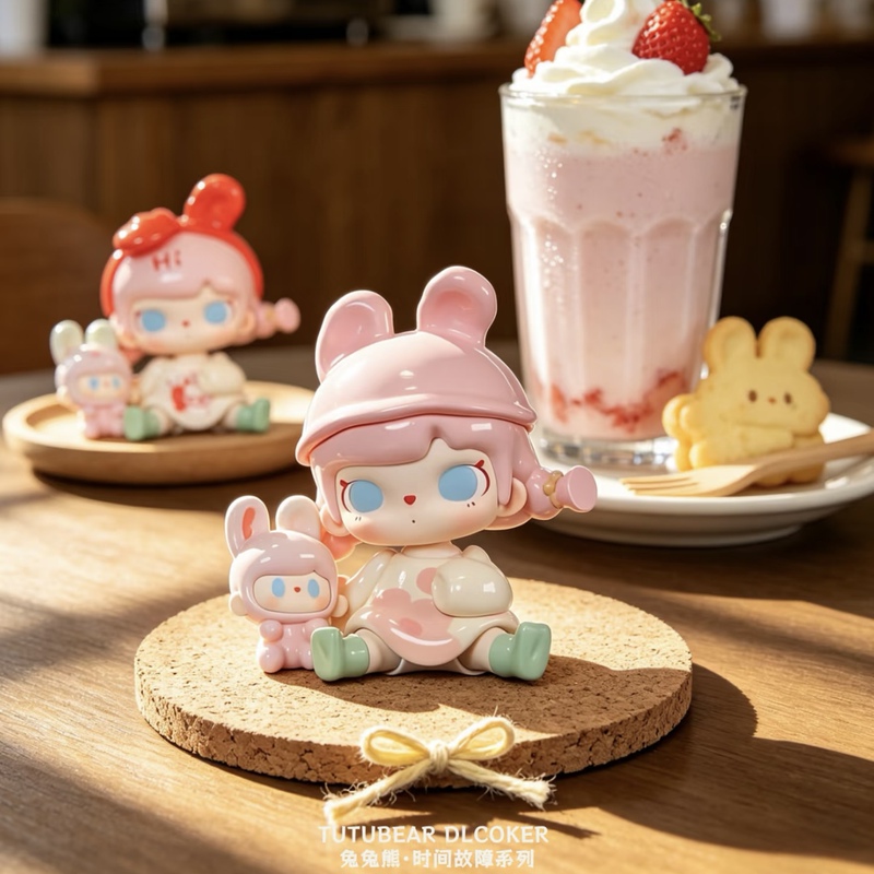 In-Stock Tutubear Time Glitch Series Blind Box Trendy Toy Figurine Cute Decoration Birthday Gift for Girls