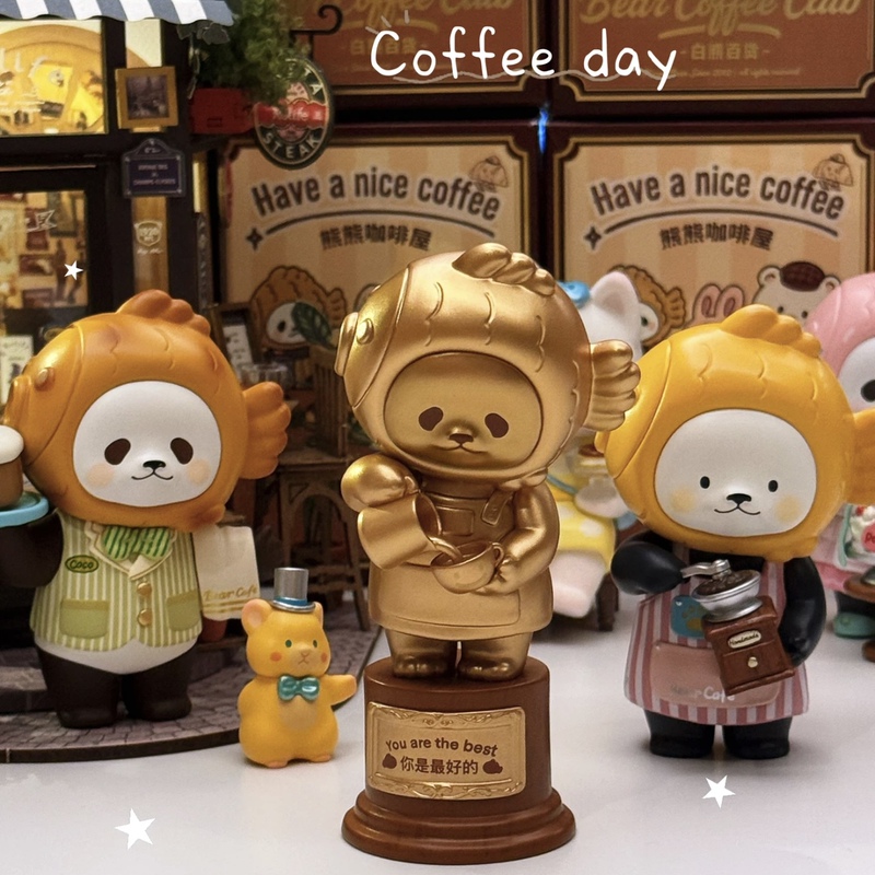 In-Stock Bear Coffee Club Blind Box Trendy Figurine Decoration, Perfect as a Birthday Gift for Girls In-Stock Bear Coffee Club Blind Box Trendy Figurine Decoration, Perfect as a Birthday Gift for Girls