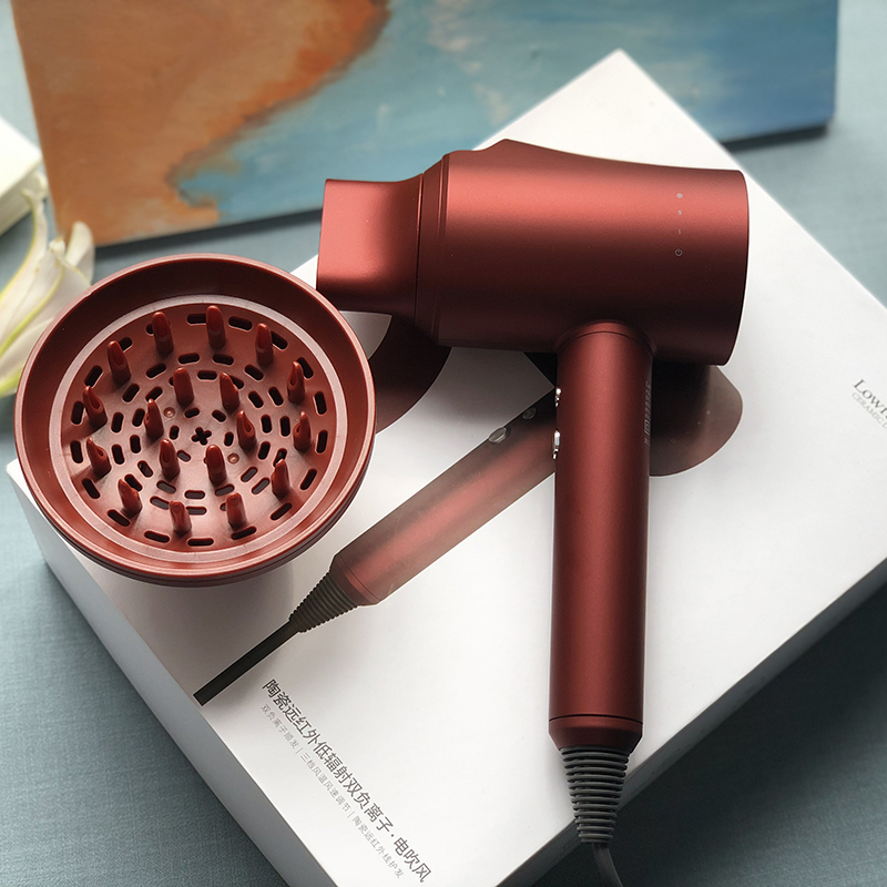 Japan Rolla household hair dryer low radiation pregnant women special dormitory does not hurt hair care negative ion hot and cold hair dryer