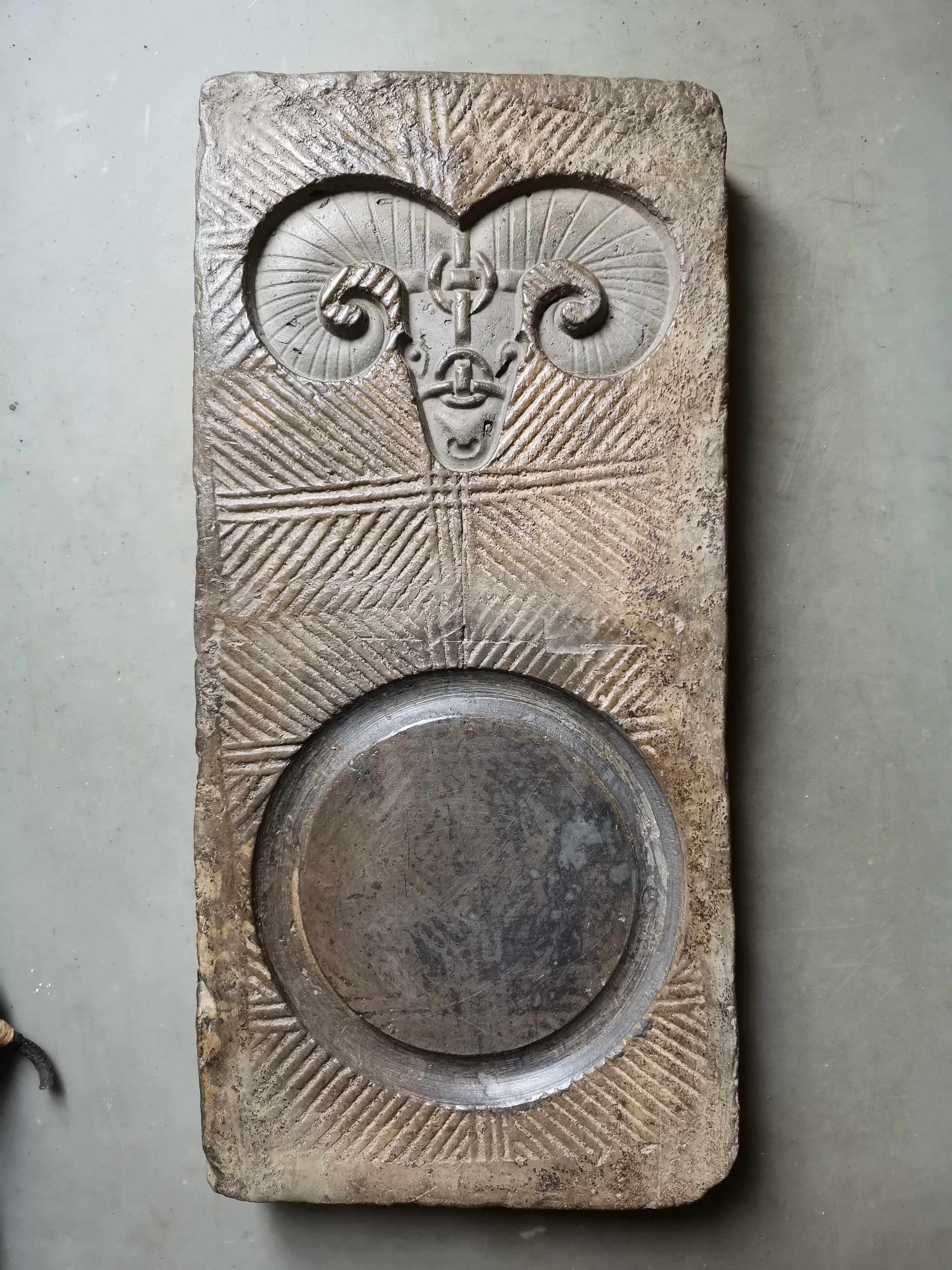 Han brick shop, Han brick tea table, ancient brick, inkstone, pot bearing, dry bubble table, decoration, base, Daji sheep style