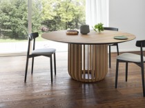 Nordic solid wood Round Table creative round table rice table simple model room Villa table personality design furniture
