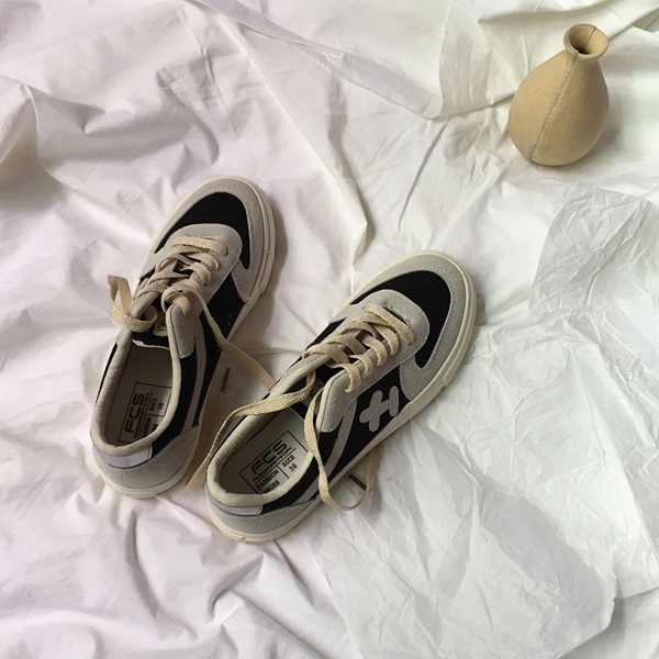 Chuxin chic retro hoang dã hương vị Hồng Kông 2018 Phiên bản Hàn Quốc của giày vải mới phong cách Harajuku xấu xí dễ thương hoang dã giày phẳng giay the thao