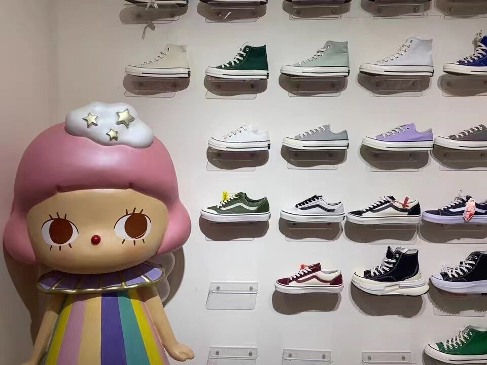 透明免打孔粘玻璃鞋托店上墙托展示壁挂式运动鞋货商用展示陈列架,店铺升级必备神器!🌟-鞋货架-淘宝百科网