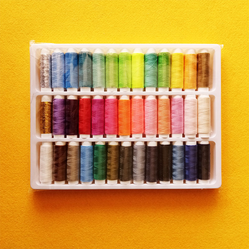 Rigger handmade DIY non-woven fabric production basic tools Novice tools 39 color sewing thread