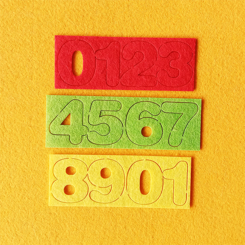 Reger non-woven handmade DIY material bag heart-shaped digital parking card rose